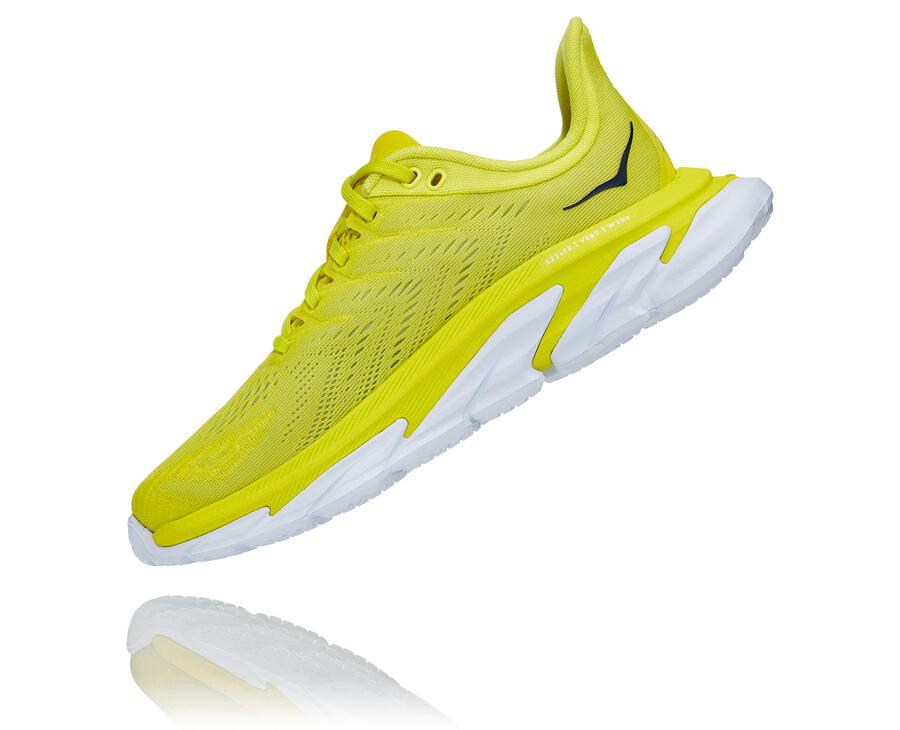 Hoka One One Running Shoes Womens Fluorescence - Clifton Edge - 29168QTMH